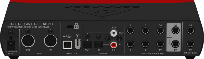 BEHRINGER - FIRE POWER FCA 610 کارت صدا
